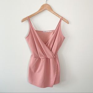 Urban Outfitters Kimchi Blue Pink Rose Romper Skort Medium